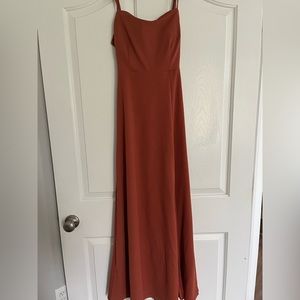 Birdy Grey Benny Crepe Dress Terracotta
